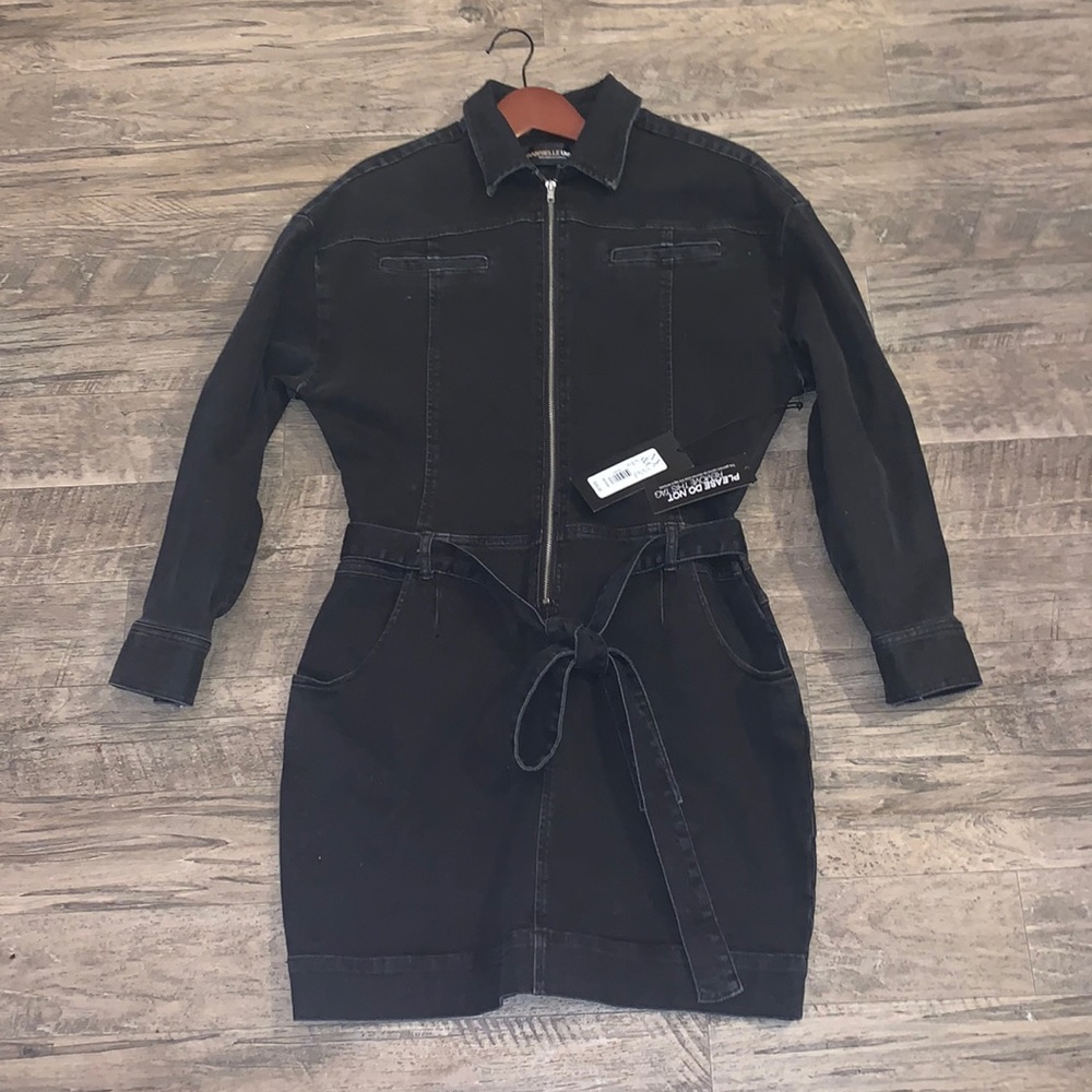 NY&Co Gabrielle Union Denim Jean Dress NET